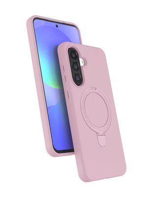 Newface Samsung Galaxy A17 5G Regal Magsafe Standlı Kapak - Açık Pembe