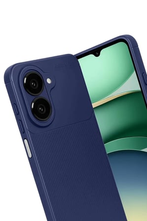 Newface Samsung Galaxy A07 4G Auto Focus Karbon Kapak - Lacivert