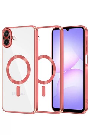 Newface Samsung Galaxy A07 4G Kross Magneticsafe Kapak - Kırmızı
