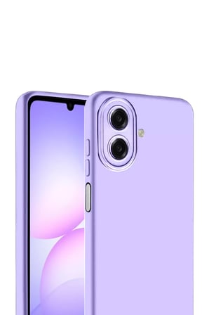 Newface Samsung Galaxy A07 4G Nano içi Kadife Silikon - Lila