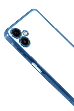 Newface Samsung Galaxy A07 4G Razer Lensli Silikon - Açık Mavi