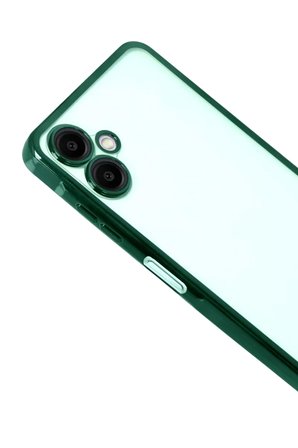 Newface Samsung Galaxy A07 4G Razer Lensli Silikon - Yeşil