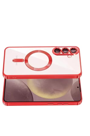 Newface Samsung Galaxy A37 5G Kross Magneticsafe Kapak - Kırmızı