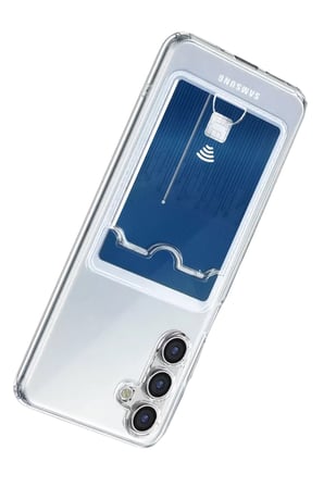 Newface Samsung Galaxy A57 5G Kart Şeffaf Silikon - Şeffaf