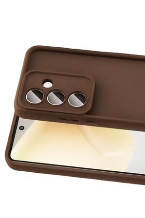 Newface Samsung Galaxy A37 5G Viera Silikon - Kahverengi
