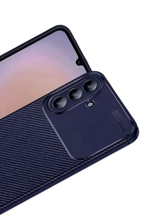 Newface Samsung Galaxy A57 5G Auto Focus Karbon Kapak - Lacivert