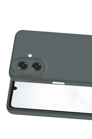 Newface Samsung Galaxy A07 4G Nano içi Kadife Silikon - Gri