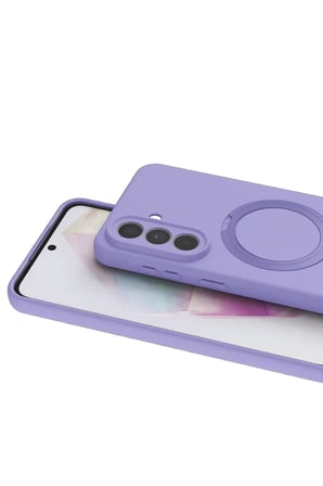 Newface Samsung Galaxy A57 5G Regal Magsafe Standlı Kapak - Lila