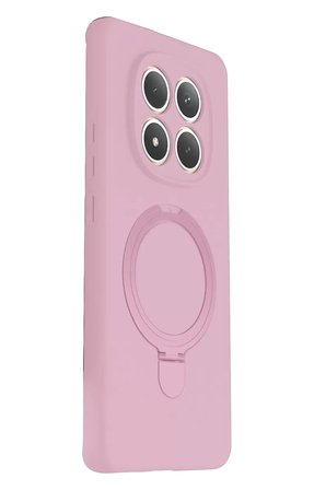 Newface Xiaomi Redmi Note 15 4G Regal Magsafe Standlı Kapak - Açık Pembe