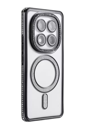 Newface Xiaomi Redmi Note 15 4G Joke Simli Magneticsafe Kılıf - Siyah