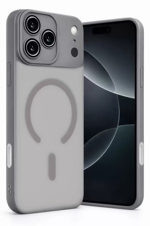 Newface Apple iPhone 17 Pro Max Jota Lensli Magsafe Kapak - Titan Gri