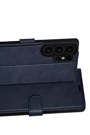 Newface Samsung Galaxy S26 Ultra Trend S Plus Kapaklı Kılıf - Lacivert