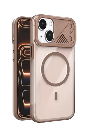 Joko Apple iPhone 15 Zinko Magsafe Kapak - Çöl Titanyum