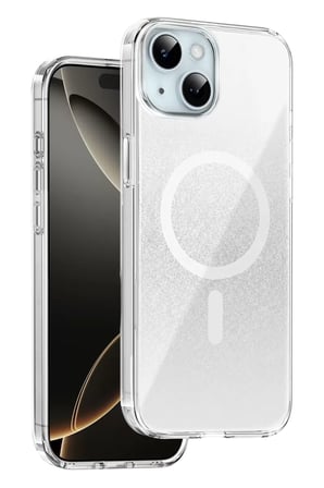 Onegif Apple iPhone 14 Sora Simli Magsafe Kapak - Beyaz