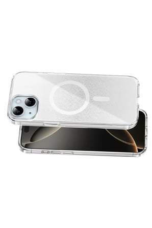Onegif Apple iPhone 14 Sora Simli Magsafe Kapak - Beyaz