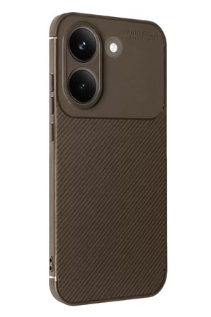 Newface Xiaomi Poco X8 Pro Auto Focus Karbon Kapak - Kahverengi
