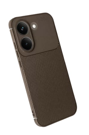 Newface Xiaomi Poco X8 Pro Auto Focus Karbon Kapak - Kahverengi