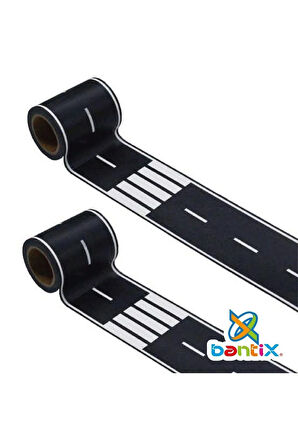 Otobant Eğitici Ve Eğlenceli Yol Yapım Bandı - Çocuk Trafik Bantı - Road Tape Oyun Bandı