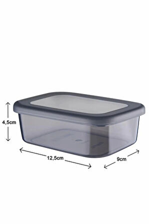 12 Adet 250 ml Lunch Box Çok Amaçlı Mikrodalga Kahvaltılık Saklama Kabı