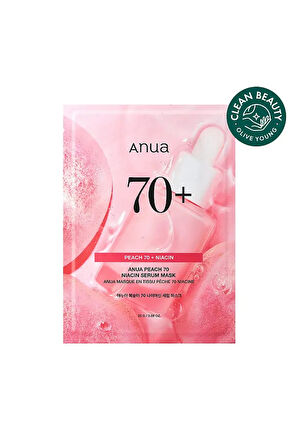 Anua - Peach 70 Niacin Serum Mask(Aydınlatıcı Nemlendirici Maske)