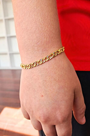 Gurme Erkek Çocuk Altın Bileklik