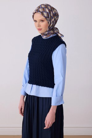 Belli Twill İpek Desenli Eşarp 4302D