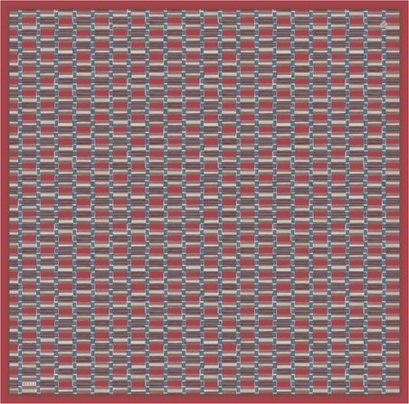 Belli Twill İpek Desenli Eşarp 4302D
