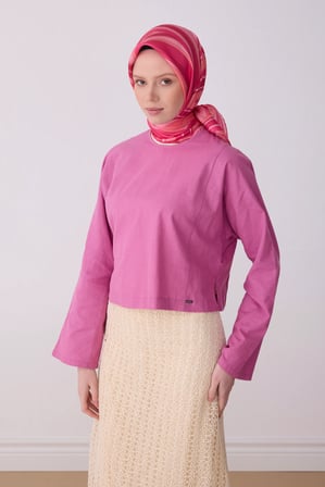 Belli Nostalji Serisi Twill İpek Desenli Eşarp 4311D