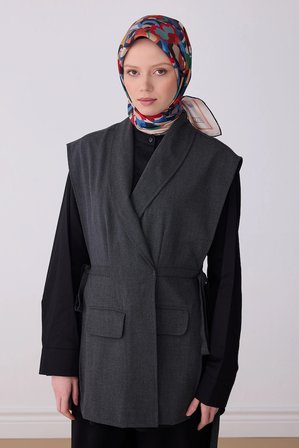 Belli Twill İpek Desenli Eşarp 4312D