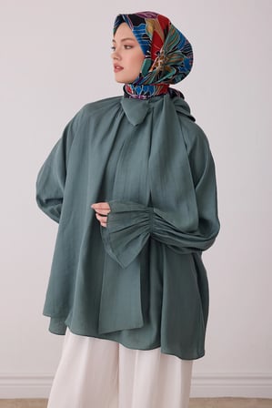 Belli Çiçek Desenli Twill İpek Eşarp 4413D