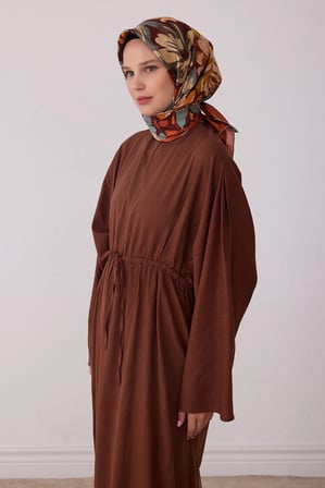 Belli Çiçek Desenli %100 Twill İpek Eşarp 4416D