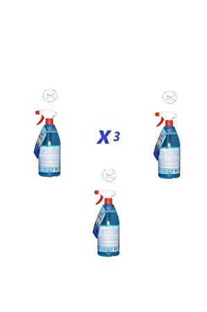 Ultra Mavi Güç Kireç Ve Pas Sökücü 1lt X3 Adet