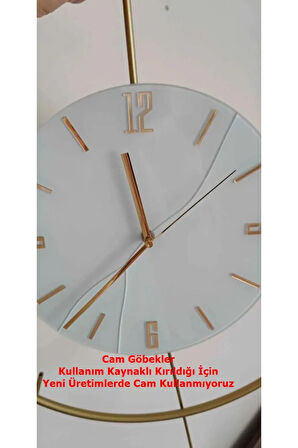 Blackfred -büyük Boy (50X75CM) (pilli Led ) (QUARTZ MEKANİZMALİ) - Metal Duvar Saati