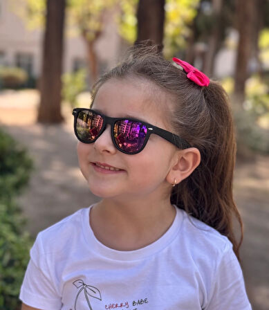 WAYFARER BLACK/MOR AYNA Olivier Philippe Çocuk Gözlüğü