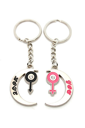 Hilal Çift Anahtarlık