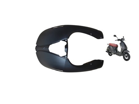 Kuba Blueberry 50cc Ön Ana Panel Mat Siyah 