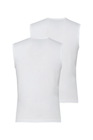 BLACKSPADE ERKEK KOLSUZ V YAKA T-SHİRT 2'Lİ PAKET 9677
