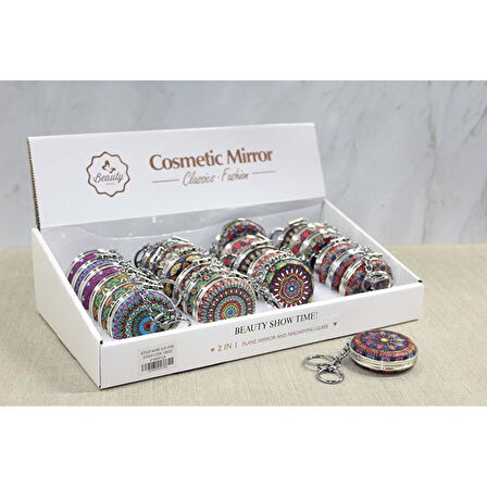 BlackCraft Taşlı El Aynası Anahtarlık (BC-3C52A0)