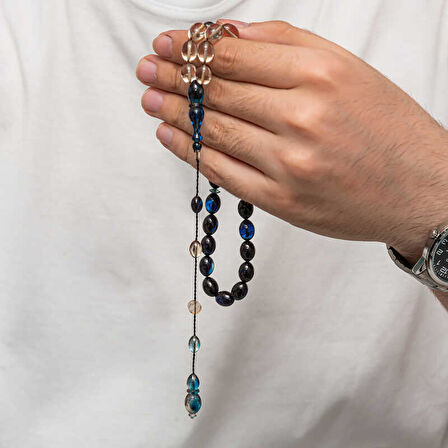 BlackCraft Sıkma Kehribar Tesbih (BC-1DBBA2)