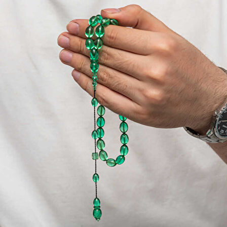 BlackCraft Sıkma Kehribar Tesbih (BC-1DBBA2)