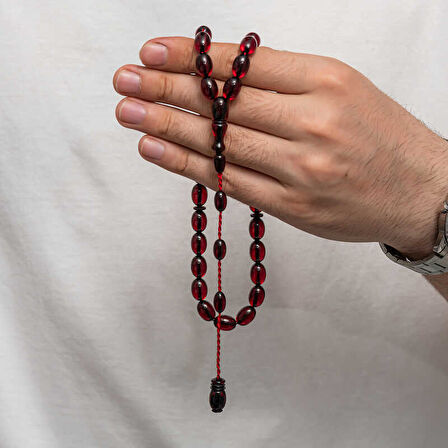 BlackCraft Sıkma Kehribar Tesbih (BC-1DBBA2)