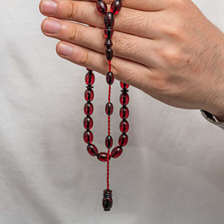 BlackCraft Sıkma Kehribar Tesbih (BC-1DBBA2)