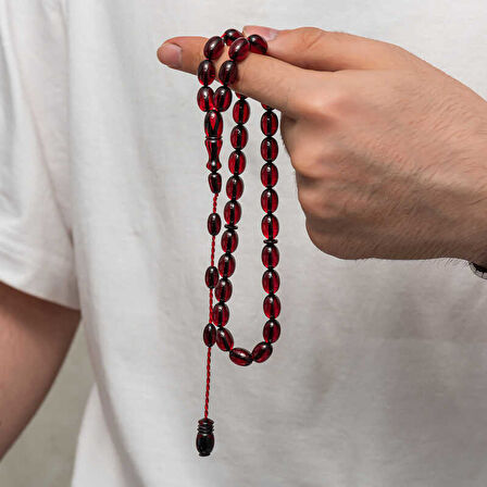 BlackCraft Sıkma Kehribar Tesbih (BC-1DBBA2)