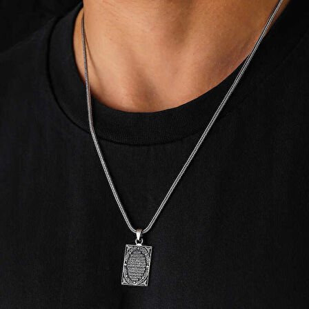 BlackCraft Gümüş Karınca Duası Kolye (BC-53B717)