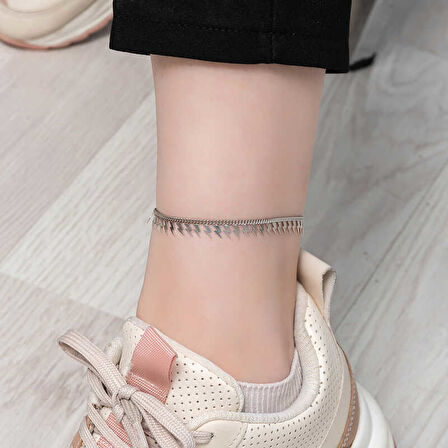 BlackCraft 925 Ayar Gümüş Şimşek Halhal (BC-8AAE2F)