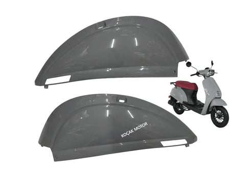 Kuba Bluebird 50 -AKalite- Arka Yan Panel Sağ ve Sol Nardo Gri