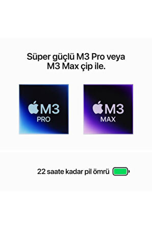 Macbook Pro M3 Pro 18c Gpu 18gb 512gb Ssd 16 Inç Uzay Siyah Mrw13tu/a