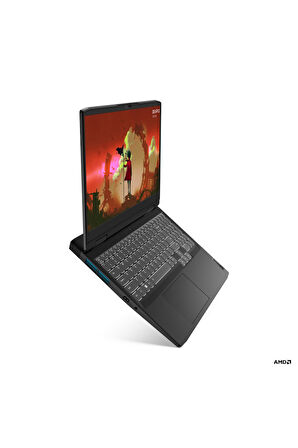 Lenovo IP Gaming3 AMD Ryzen 5-7535HS 16GB 512GB RTX4050 DOS 15.6" Onyx Grey Gaming Laptop 82SB00PDTX KUTUSU AÇIK SIFIR 