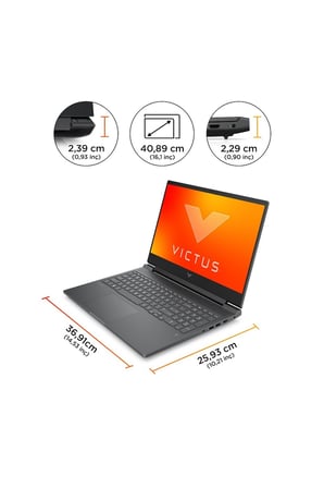 HP Victus Intel  i5-14500HX 16GB 512GB SSD RTX4060 120W 16.1" 144Hz IPS freedos Gaming Laptop OUTLET