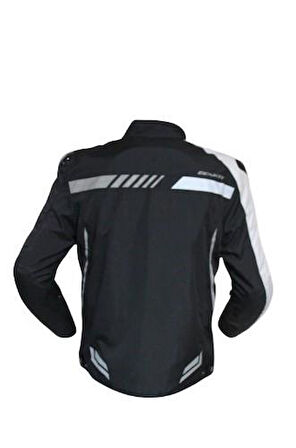Forte Gt Xbyc 355 Benkıa Sakura Full Koruma Yazlık Motosiklet Montu 3XL Beden Siyah 